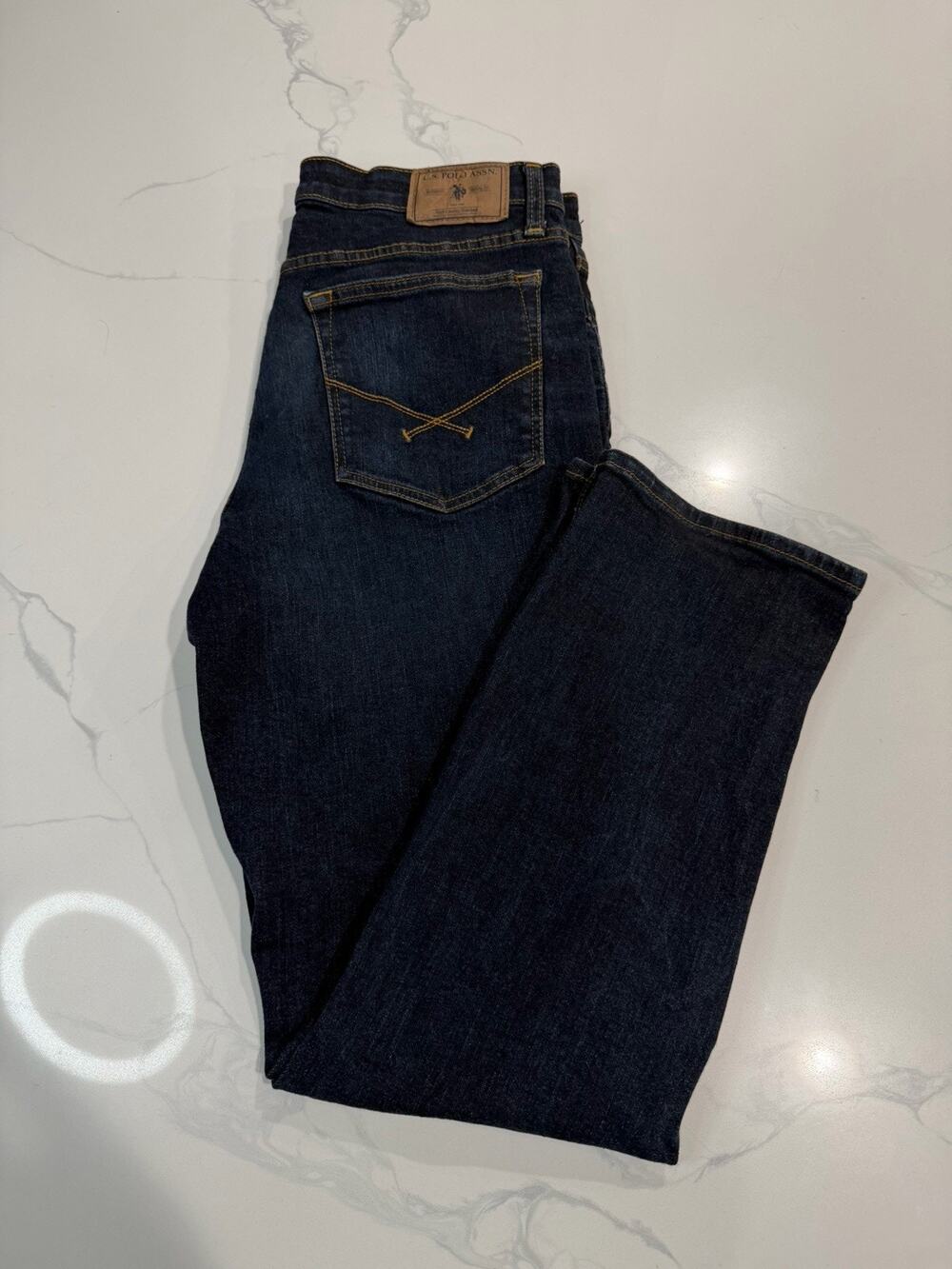 U.S. Polo Assn. Activate Stretch Men’s Jeans W34 L30 Dark Blue WashDenim Jeans